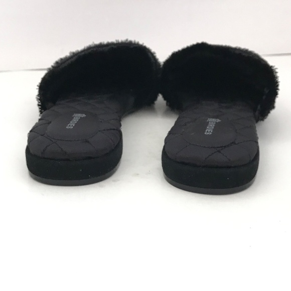 BIRDIES The Ani Black Fringe Suede Slippers Slip On Slide Mule Women’s Size 9.5 - Picture 10 of 16